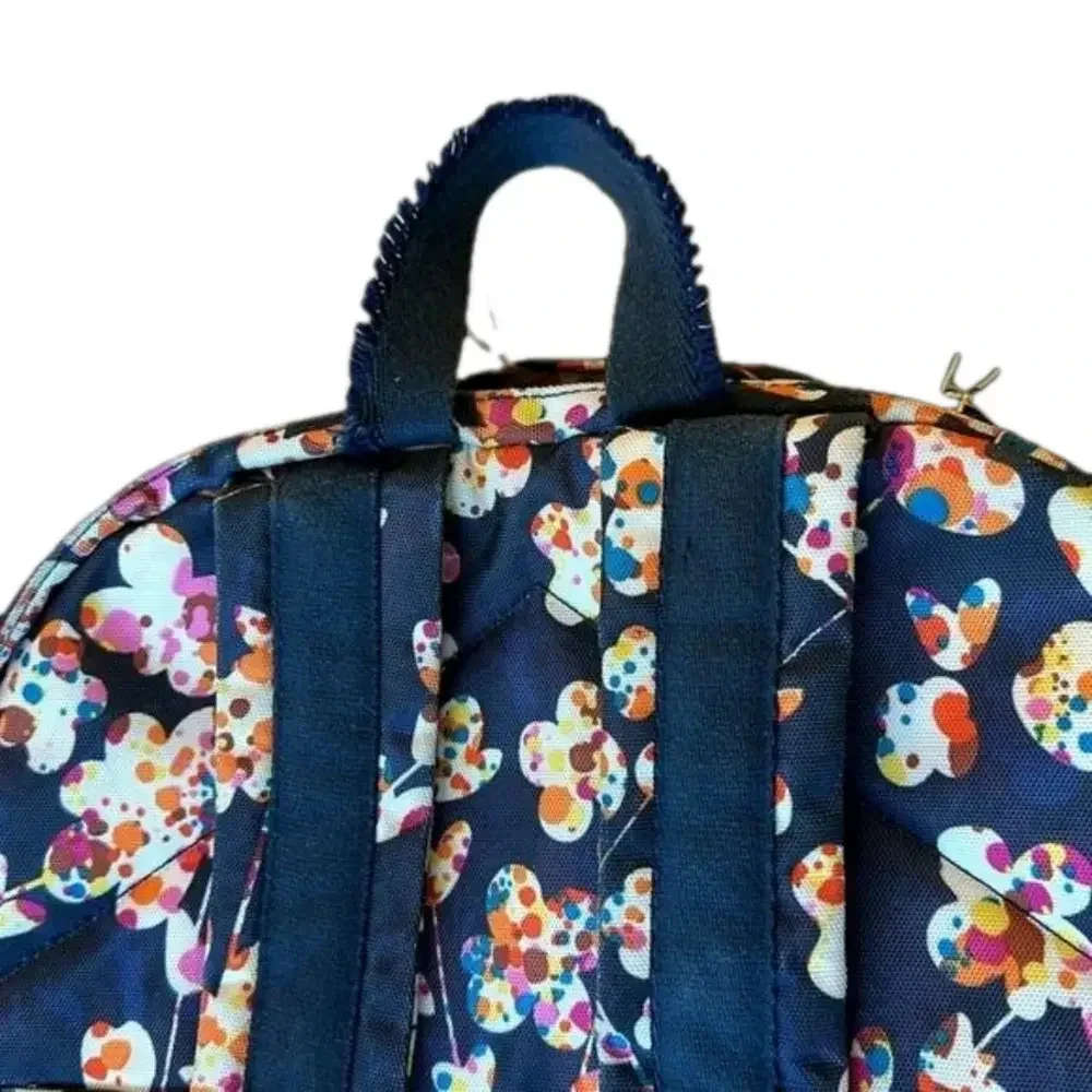 Vera Bradley *RETIRED PATTERN* Cut Vines Lighten Up Grand Backpack Floral Navy